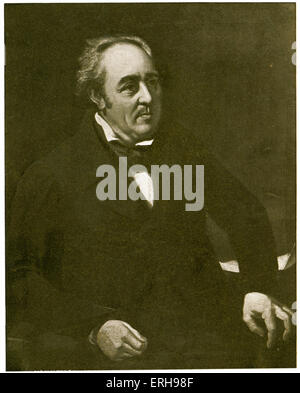 Walter Savage Landor - Porträt. Englischer Schriftsteller und Dichter. 30. Januar 1775 – 17. September 1864. Stockfoto