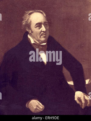 Walter Savage Landor - Porträt. Englischer Schriftsteller und Dichter. 30. Januar 1775 – 17. September 1864. Stockfoto