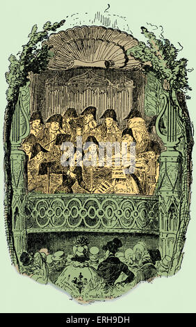 Skizzen von Boz: Illustrative jeden Tag Leben und Alltagsmenschen von Charles Dickens. Szene: "Vauxhall Gardens by Day". Stockfoto