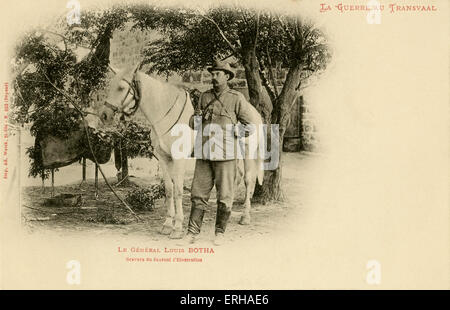 General Louis Botha (1862 – 1919) war Kommandant der Transvaal-Buren und Südafrikas erster Premierminister geworden wäre wenn Stockfoto