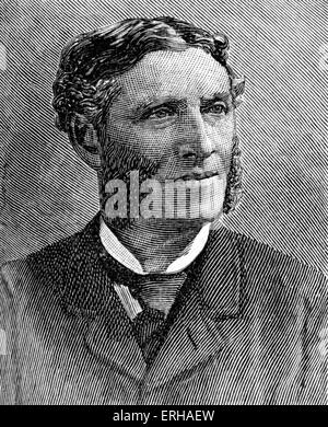 Matthew Arnold (1822 – 1888). Ein britischer Dichter und Kulturkritiker. Abbildung nach einer Fotografie von Sarony. Stockfoto