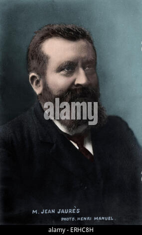 JAURÉS, Jean - französische Sozialistenführer 1859-1914 Stockfoto