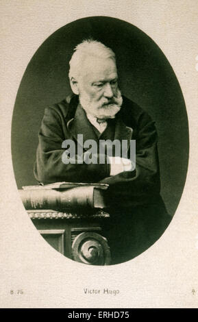 Victor Hugo - französischer Dichter und Schriftsteller 26. Februar 1802 — 22. Mai 1885 Stockfoto