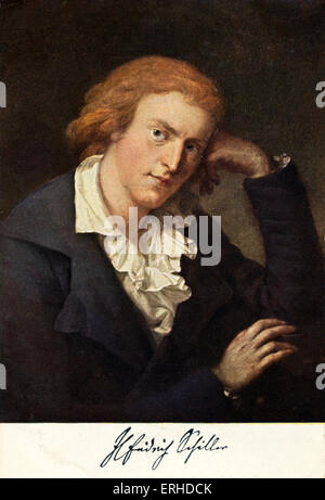 Friedrich von Schiller - Porträt deutscher Dichter und Dramatiker 1759-1805 Stockfoto