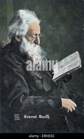 General William Booth - Gründer und erste General der Heilsarmee. Lesebuch.   1829-1912 Stockfoto