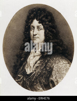 Jean Racine, Portrait. Französischer Dramatiker und Dramaturg, 22. Dezember 1639 - 21. April 1699 Stockfoto