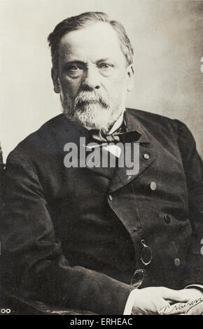 Louis Pasteur - Porträt - französischer Chemiker, Biologen und Begründer der modernen Bakteriologie - 27. Dezember 1822 - 28. September 1895 Stockfoto