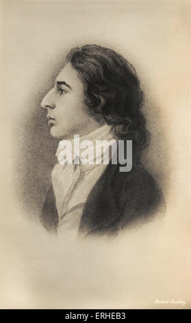 Robert Southey - britischer Dichter und Schriftsteller. Freund von Coleridge.  Poet Laureate. 1774-1843. Stockfoto