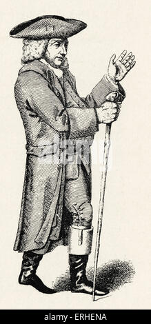 Samuel Johnson, Abbildung in Hebridean Kostüm. Englischer Schriftsteller und Dichter, 18. September 1709 – 13. Dezember 1784 Stockfoto