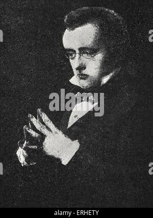 William Wilkie Collins - englischer Schriftsteller. 8. Januar 1824 – 23. September 1889 Stockfoto