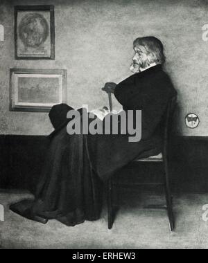 Thomas Carlyle - schottischer Historiker und Essayist nach dem Portrait von James MacNeill Whistler... 1795-1881 Stockfoto