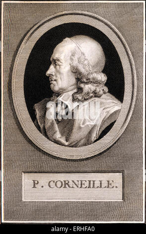 Pierre Corneille - französischen Dramatiker und Schriftsteller. 1606-1684 Stockfoto