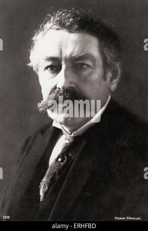 Aristide Briand - französischen Präsidenten - Porträt 28. März 1862 - 7. März 1932 - Gewinner des Nobel Peace Prize 1926 - Henri Manuel. Stockfoto