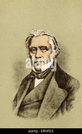 Thomas Babington Macaulay (Herr) - Porträt. Englischer Schriftsteller, Historiker und Politiker. 1800-1859. Stockfoto