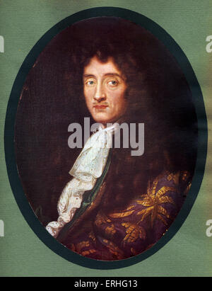 Jean Racine - Portrait nach ein Bild an der Musée de Langres. Perücke und Halsbinde. 20. Dezember 1639-21 April 1699. Französische tragische Dramatiker, Dichter, 1672 der Académie Française gewählt. Stockfoto