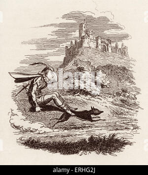 Brüder Grimm Kinder- und Hausmärchen veröffentlicht 1812-15. Später bekannt als Grimms Märchen. Illustration für ' Stockfoto
