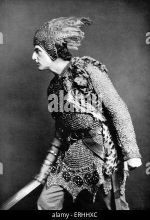 Shakespeares "Hamlet" - spielen Akt IV, Szene 5: Walter Hampden als Laertes, Royal Adelphi Theatre, London, 1905. Stockfoto