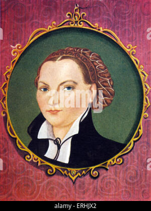 (Katherine) Katharina von Bora. Porträt der deutschen Cathloic Nonne. Sie wurde die Ehefrau von Martin Luther. 29 Januar 1499- Stockfoto