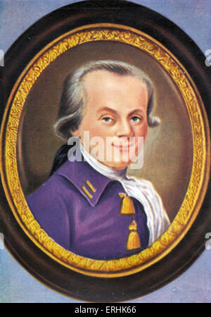 Maximilien Marie Isidore de Robespierre. Porträt. Einer der Führer der französischen Revolution. Am 6. Mai 1758 – 28. Juli 1794 Stockfoto