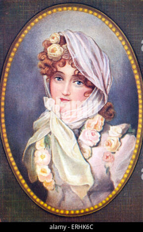 Marie Louise. Porträt der zweiten Ehefrau von Napoléon Bonaparte und Kaiserin von Frankreich. 12. Dezember 1791 – 17. Dezember 1847 Stockfoto