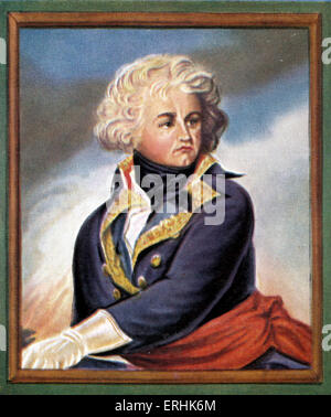 Jean-Baptiste Kléber. Porträt des französischen Generals. Nach einer Miniatur von Jean Guerin. 9. März 1753 – 14. Juni 1800 Stockfoto