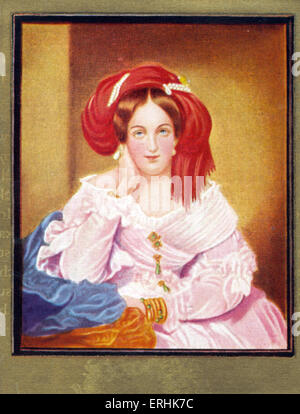 Melanie Zichy von Metternich. Porträt der Frau des österreichischen Politiker Klemens Wenzel Lothar Fürst von Metternich. Ungarisch Stockfoto