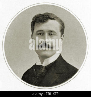 Georges Feydeau - Porträt des französischen Dramatikers. 8. Dezember 1862 - 5. Juni 1921. Stockfoto