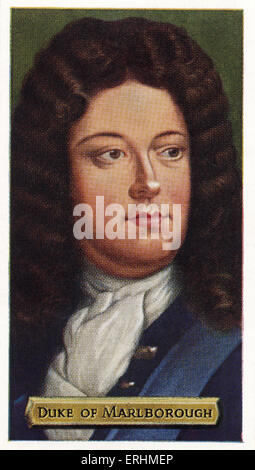 John Churchill, 1. Duke of Marlborough - britischer Soldat. JC: 26. Mai 1650 – 27. Juni 1722. Stockfoto