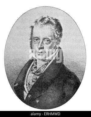 Mayer Amschel Rothschild - Gründer der berühmten Banking-Dynastie. 19. September 1812. Stockfoto