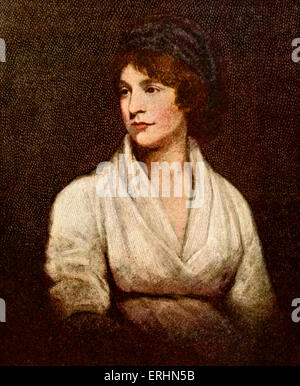 Mary Wollstonecraft (Ehefrau von William Godwin).    Mutter von Mary Wollstonecraft Shelley. Britischer Schriftsteller 27. April 1759 – 10 Stockfoto