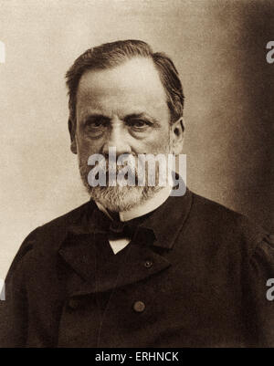 Louis Pasteur - Porträt - französischer Chemiker, Biologen und Begründer der modernen Bakteriologie -27 Dezember 1822 - 28. September 1895 Stockfoto