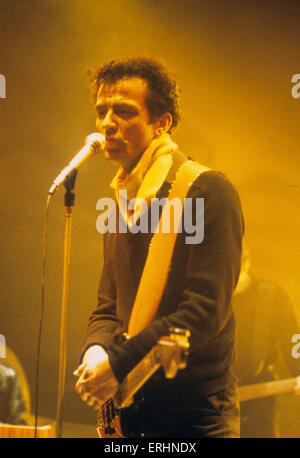 DIE STRANGLERS UK Rock-Gruppe mit Hugh Cornwall über 1985. Foto van Houten Stockfoto