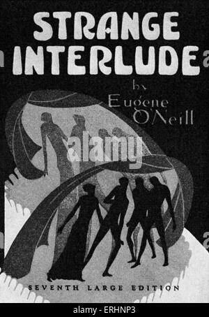 "Strange Interlude" - Stück von Eugene Gladstone O'Neill.  Zu decken. O' Neil: Nobelpreis gewinnen amerikanischen Dramatiker, 16 Oktober Stockfoto