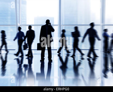 Business-Leute in der Stadt Stockfoto