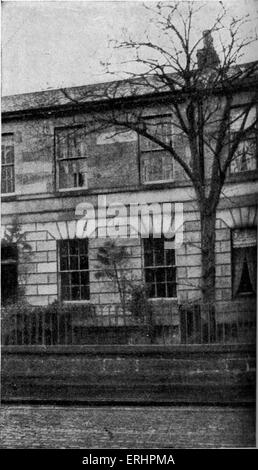 Stevensons Geburtsort - Howard Place, Edinburgh. Schottischer Schriftsteller, Dichter und Reiseschriftsteller: 13. November 1850-3 Stockfoto