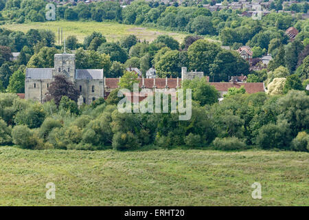Hospital St Cross, Winchester, Hampshire, England, Großbritannien, GB. Stockfoto