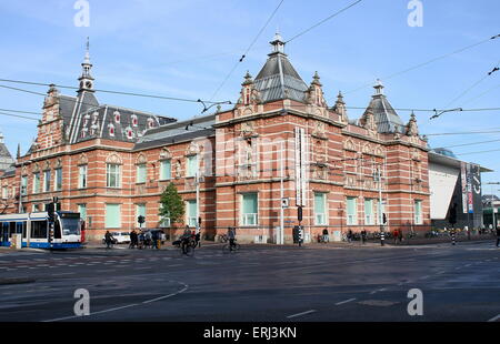 Stedelijk Museum Amsterdam, Museum für moderne Kunst, zeitgenössische Kunst und Design, alten Gebäude des 19. Jahrhunderts bei Paulus Potterstraat Stockfoto