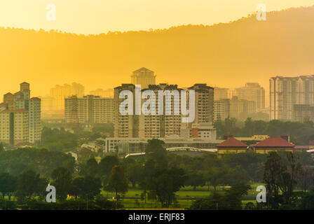 Am frühen Morgen Blick - Kuala Lumpur, Malaysia. Stockfoto