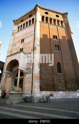 Italien, Lombardei, Cremona, duomo, Baptisterium Stockfoto