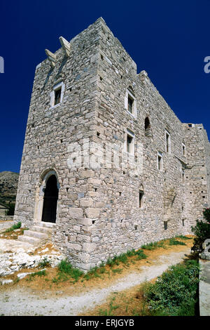 Griechenland, die nordöstlichen ägäischen Inseln, die Samos-Insel, Pythagorion, die Burg Stockfoto