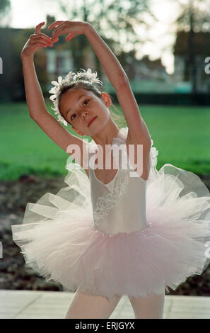 Charlotte Chan, wählte eine Ballett-Tänzerin beim Royal Ballet zu tanzen.  18. Oktober 1993. Stockfoto