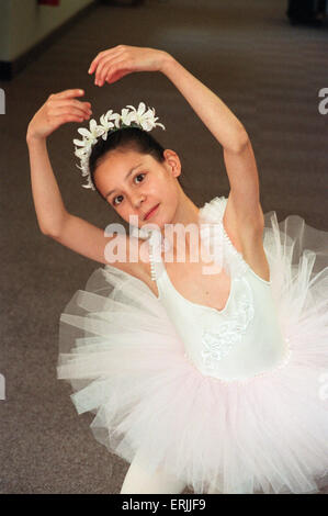 Charlotte Chan, wählte eine Ballett-Tänzerin beim Royal Ballet zu tanzen.  18. Oktober 1993. Stockfoto