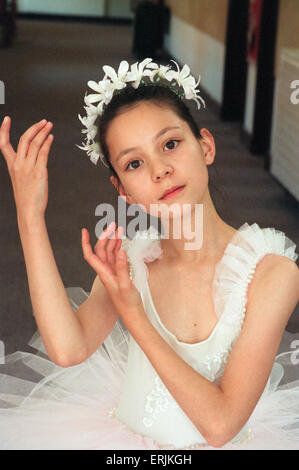 Charlotte Chan, wählte eine Ballett-Tänzerin beim Royal Ballet zu tanzen.  18. Oktober 1993. Stockfoto