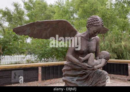 Wallace, Louisiana - The Whitney Plantation, eine Zuckerplantage, die zu einem Museum zu erzählen die Geschichte der Sklaverei geworden ist. Stockfoto