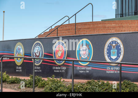 Mt. Soledad National Veterans Memorial in La Jolla, Kalifornien. Stockfoto