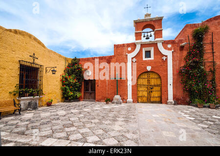 Villa aus der Kolonialzeit Spanisch, Arequipa, Peru Stockfoto