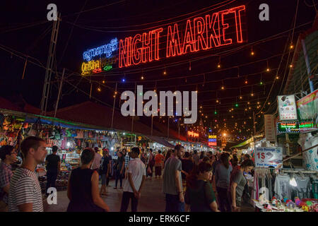 Der Nachtmarkt in Siem Reap, Kambodscha Stockfoto