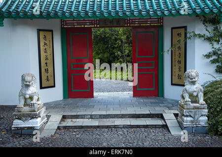 Chinesischer Gelehrter Garten, Hamilton Gardens, Hamilton, Waikato, Nordinsel, Neuseeland Stockfoto