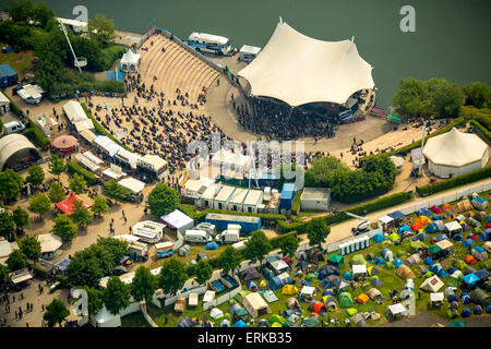 Rock Hard Festival 2015 Amphitheater Gelsenkirchen am Rhein-Herne-Kanal, Gelsenkirchen, Ruhrgebiet Stockfoto