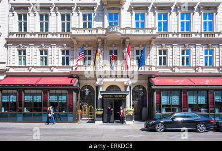 Hotel Sacher, Wien, Östreeich Stockfoto